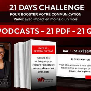 21 DAYS POUR BOOSTER VOTRE COMMUNICATION